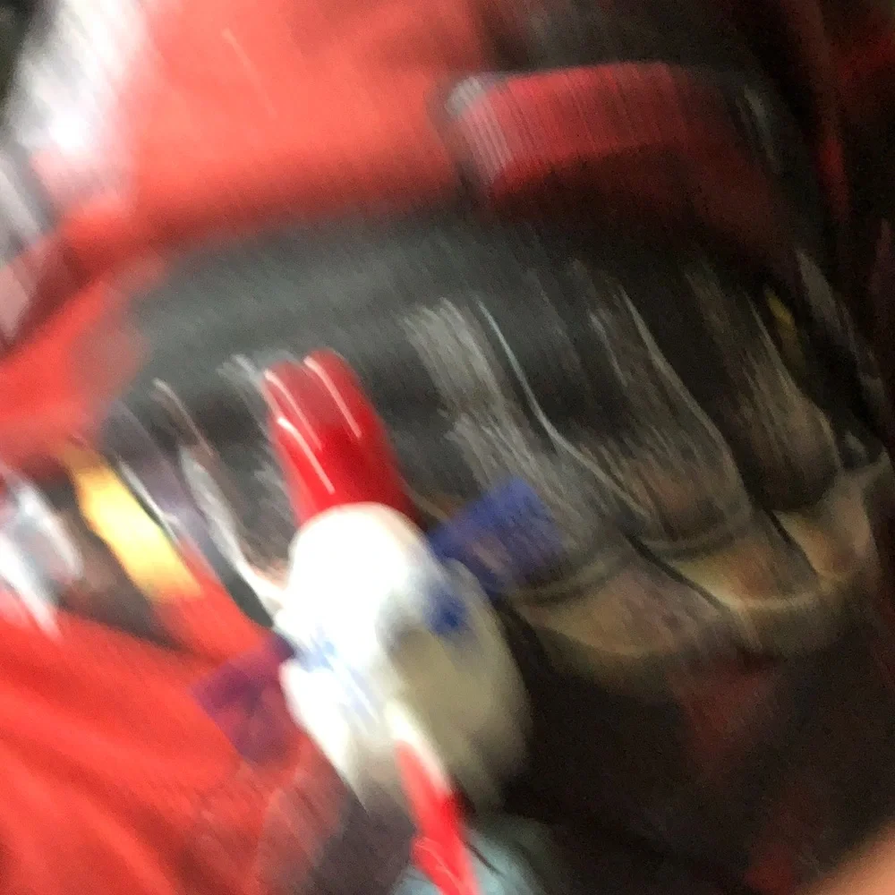 Red & White Toy Ambulance Helicopter Figure